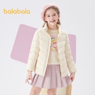 【TI shop】 Balabala Childrens Down Jacket For Winter Boys And Girls Lightweight Coat Baby Clothes Tre