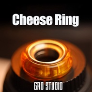 GAO STUDIO Cheese Ring Relaxing Toys Metal Fidget Toys For Adults