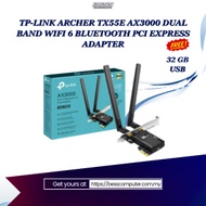 TP-LINK ARCHER TX55E AX3000 DUAL BAND WIFI 6 BLUETOOTH PCI EXPRESS ADAPTER
