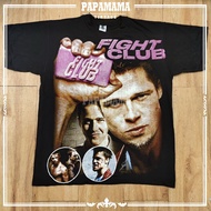 [ Fight Club ] Vintage Brad Pitt, Edward Norton Tshirt / Baju Microfiber Jersi / Tshirt Jersey