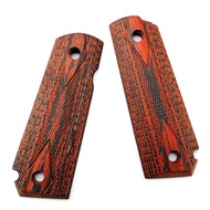 Grips Modified Accessories 1911 Mahogany CNC Material Handle Handle Color Wood 1911 Handle Patch