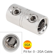 0/1 Gauge 4 Gauge 8 Gauge Wire Audio Car Brass Terminal Butt Connectors Car Stereo Power or Ground W