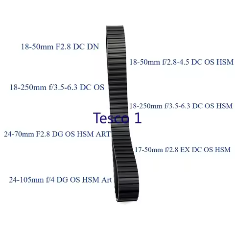 New Lens Focus Handle Grip Rubber Ring For Sigma 18-50mm 18-50 mm I II 18-250mm 24-105mm 24-70mm Rep