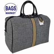 BagsMarket Luggage Romar Polo กระเป๋าเดินทาง กระเป๋าถือ กระเป๋าใส่เสื้อผ้า ขนาด 18 นิ้ว Style Vintage Canvas Code R522018-3 (Grey)