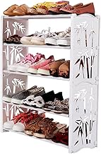 Shoe Rack Organizer 5 Tier Shoe Rack Creative Bamboo Pattern Organizer Shoe Rack Assembly Multifunct