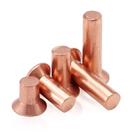 (Copper countersunk head rivets GB869 percussion type flat head flat cone head solid rivets Copper d