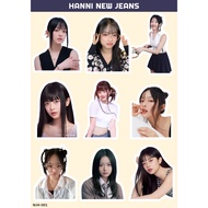 HANNI NEWJEANS HOLOGRAM STICKERS I NEWJEANS HANNI STICKERS I NEWJEANS KPOP I KPOP HANNI NEWJEANS I P