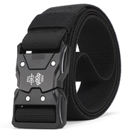 New Tactical Belt Quick Release Elastic Belt Casual Tooling Training Belt Men's Trousers Belt