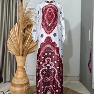 GAMIS NURA SONGKET PRINTING DRESS BATIK JUMPUTAN PALEMBANG