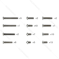 TAMIYA 47509 XM-01 Titanium Screw Set (99pcs.) ชุดแต่งรถบังคับทามิย่าแท้