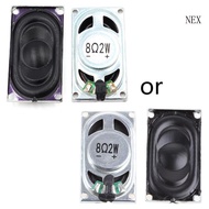 NEX 2Pcs 2035 Advertising LCD TV Speakers Horn Loudspeaker 8 Ohm 2W Rectangle Iron