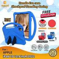 Apple iPad Gen 10 10.9 Inch 2022 A2757 A2777 A2696 Soft Case Kid Stand Casing Wings