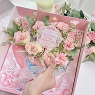 Mother's Cupcake Hampers Box DAY Mother's Day Cupcake Box/ Cake Flowers Bouquet Ribbon Cupcake Divid