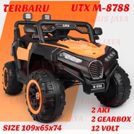 BONUS BUKU BELAJAR mobilan anak aki jeep RUBICON bisa remot dan manual MOBIL AKI ANAK JEEP PMB M8288