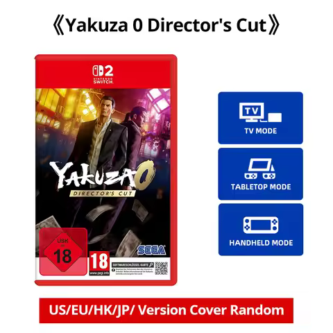 Yakuza 0 Director's Cut - Nintendo Switch 2 Game Deals Original Physical Game Card Action Multiplaye