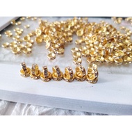 Spacer Rondel ORIGINAL GOLD color 8mm mutsin divider/ Spacer/ Divider/