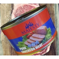 (Bundle Of 2) MAJESTY CANNED LUNCHEON MEAT 397G Majesty Pork Luncheon Meat