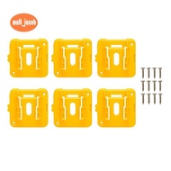 6Pack Battery Mount Holder for  20V 60V Battery Dock Holder Fit Battery Display for Warehouse Factor