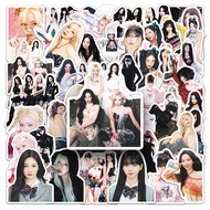 100Creative flat luggage stickers featuring a female group with good looks H3CR