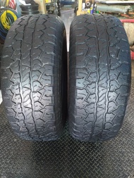 (2เส้น)ยางรถกระบะSUV ยางไทยDCENTI AT2 เบอร์265/70R16ปี24 แก้มดี ขอบยางดี ดอกมีตามรูป มีปะสติมหน้ายาง