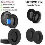 Earmuffs Suitable for SONY BRAINWAVZ HM5 MDR-7506 MDR-V6 Audio-Technica M50X M40X M30X M20X Head-Mou