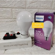 CAHAYA Philips LED Light Bulb 12watt Yellow Light WARM WHITE 3000K SNI