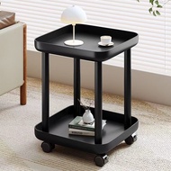 Mobile Sofa Side Table, Bedroom Side Table Storage Rack