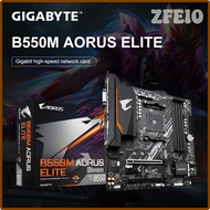 ZFEIO AMD B550M AORUS ELITE Soquete AMD Ryzen B550 AM4 DDR4สูงสุด128GB M.2 Jogos Compatível Com CPU 