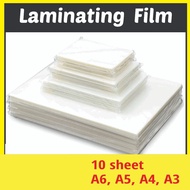 Laminate / Laminating Film 10's & 50's A6 / A5 / A4 /A3 Plastic Sarung Laminate Film