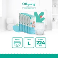 Offspring Premium Organic Ultra-Thin Diaper Pants [Bundle of 7]