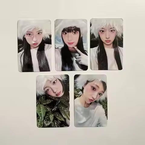 5pcs/set KiiiKiii New Girl Group Album LOMO Card UNCUT GEM Photo Card Hit Card Postcard Collector Ca