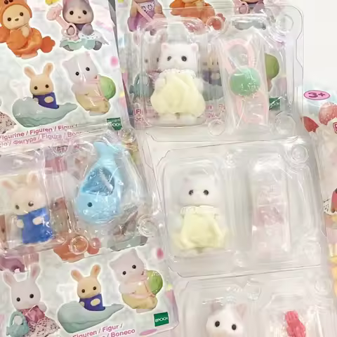 Sylvanian Families Forest Family Dollhouse Ocean Series Baby Sea Friends Club Blind Bag Turtle Pack 