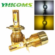 YHKOMS Car Headlight H4 LED H7 LED Bulb 3000K 6000K H1 H3 H8 H11 9005 HB3 9006 HB4 880 881 H27 LED D