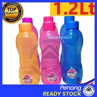 Wecareyou20 1.2Litre Round Water Bottle BPA Free Air Botol Tahan Panas Student Plastic Water Bottle Bekas Air Tumbler