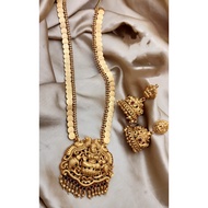 Indian matt finish haram jewellery