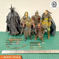 Used Toybiz 6" Action Figures Lord Of The Rings Set Of 6 (See Description Below)