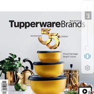 55th Anniversary set bowl with box gift tupperware