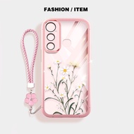 YBD Transparent Flowers in Summer Casing for Tecno Camon 40 Pro 5G 4G CM5 CM6 CM7 Infinix Hot 50 Pro