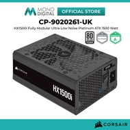 CORSAIR CP-9020261-UK HX1500I POWER SUPPLY WITH FULLY MODULAR ULTRA LOW NOISE PLATINUM ATX 1500 WATT
