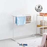 GANTUNGAN Informa 75x26x80 cm Stanson Towel Drying Rack - White Towel Drying Rack Bathroom Towel Clo