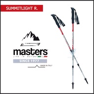 【義大利 MASTERS】MA01S1810-2 Summitlight 輕量登山杖 2入特惠組 - 紅