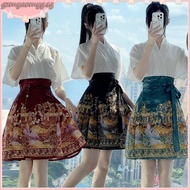 Hanfu costume woman jacquard long/short horse face skirt horse-face skirt horse-face skirt horse-fac