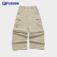 FILA FUSION x BEAMS Unisex Woven Pants in Light Khaki