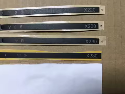 New Sticker Of Front Bezel For Lenovo ThinkPad X220 X220i X230 X230i Tablet LCD Plate LED Light Indi