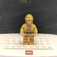 SW0700 - Original Lego Minifigure C-3PO Colorful Wires, Printed Legs