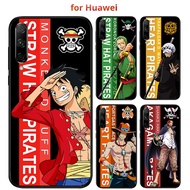 Casing for HUAWEI Y6 Y7 Y6S PRO Y7A Y6P Y9S Y9 Prime 2018 2019 Domineering Luffy Matte Case Soft Cover