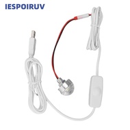 IESPOIRUV LED Spotlight, 5V USB Powered Stepless Dimming Spotlight, Portable Dimmable Breathing Mode