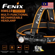 FENIX HM61R V2.0 - Luminus SST40 CW LED 1600L Rechargeable Headlamp - ORIGINAL - Ready Stock in MALA