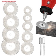 LANGMENGXUAN Diamond Cutting Disc Quality with Mandrel Abrasive Mini Cutting Disc Kit