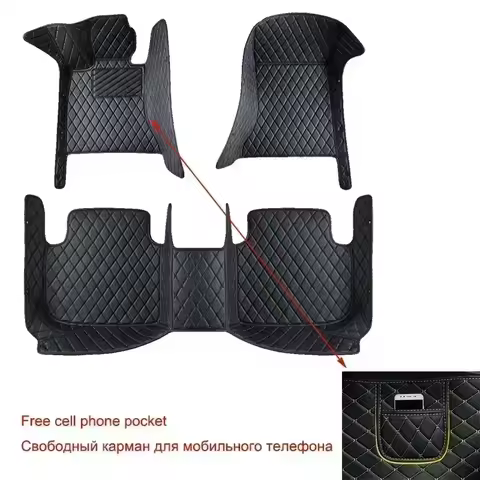 Customized Car Floor Mats for Hyundai Ix35 2018-2023 Elantra 2018-2023 Veloster 2011-2020 Interior D